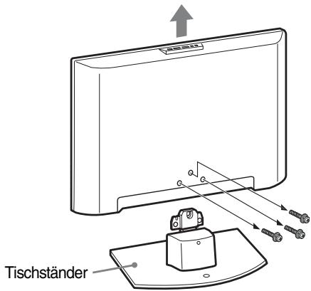 SONY KDL-19L4000 - Lösen des Tischständers vom Fernsehgerät - 1