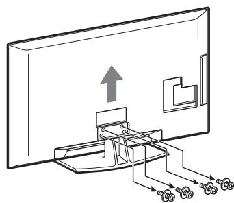 SONY KDL-37V5500 - Rimozione del supporto datiavolo dal teilevisore - 2