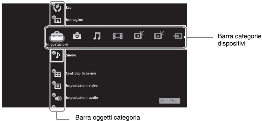 SONY KDL-37W5730 - Premere HOME per visualizzare il XMB™. - 1