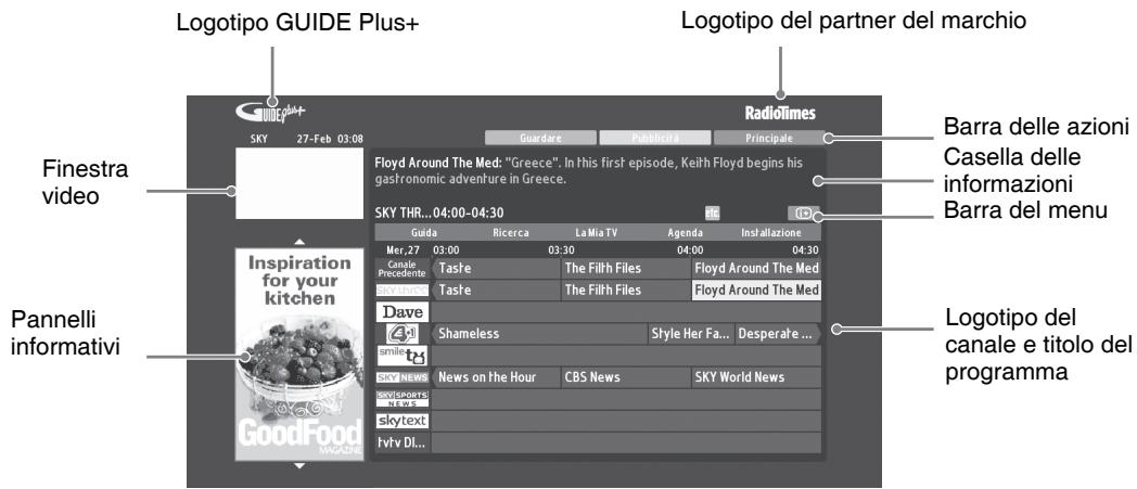 SONY KDL-37W5730 - Uso di GUIDE Plus+ - 1