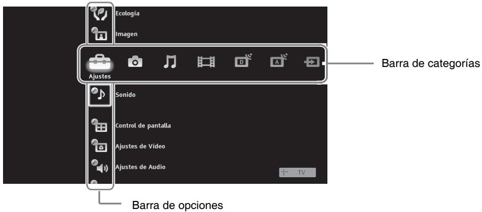 SONY KDL-37W5730 - Pulse HOME para mostrar XMB ^TM . - 1