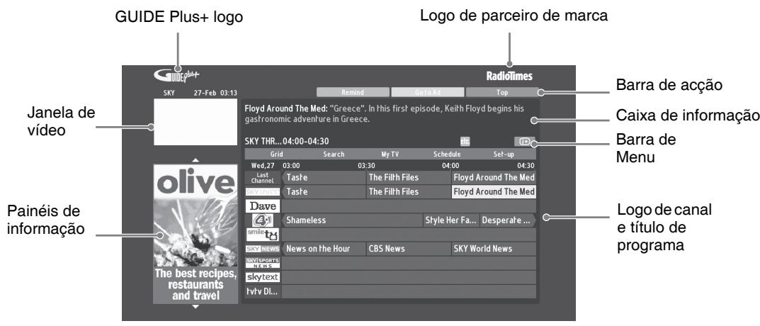 SONY KDL-37W5730 - Utilização de GUIDE Plus+ - 1