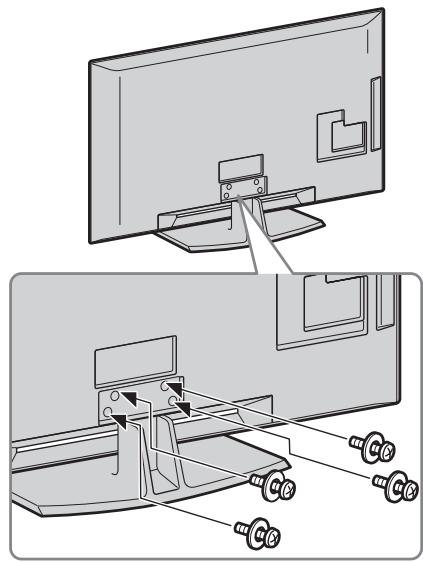 SONY KDL-37W5730 - 1: Fixation du pied (Excepté pour le modèle 52 pouces) - 2