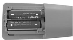 SONY KV-14CT1K - Inserting Batteries into the Remote Control - 3