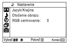 SONY KV-14CT1K - Postupujte pri tom nasledovne: - 1