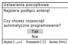 SONY KV-14CT1K - Włuczanie telewizora i automatyczne programowania - 7