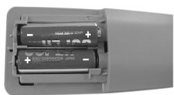 SONY KV-14CT1K - Vlození baterií do dálkového ovladače - 3