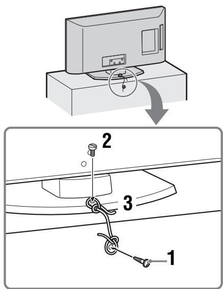 SONY BRAVIA KDL-40BX400 - 4: Cómo evitar la caída del televisor - 1