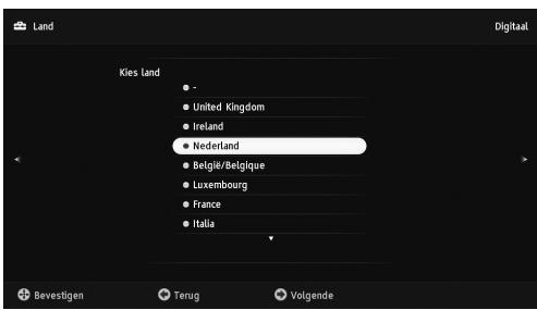 Land Kies Land United Kingdom Ireland Nederland Belgie/Belgique Luxembourg France Italia Bevestigen Terug Volgende