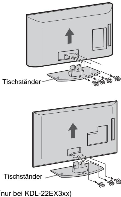 Tischständer Tischständer nur bei KDL-22EX3xx)
