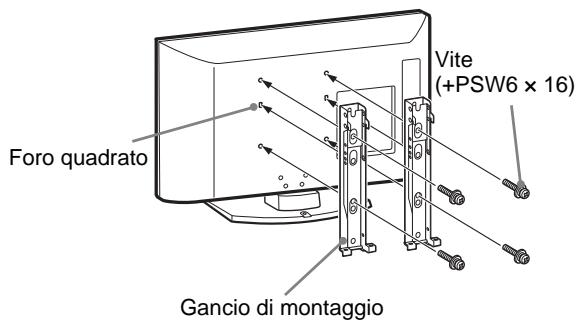 SONY KDL-32BX300 - Installazione degli accessori (Staffa di montaggio a parete) - 1