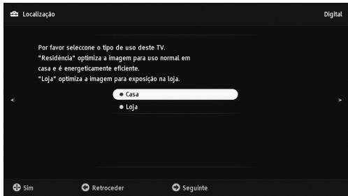 SONY KDL-32BX300 - 6: SeLECTIONAR O idioma, o País/região e o local - 5