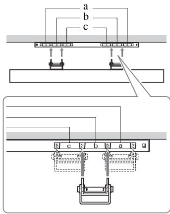 SONY KDL-32BX300 - Diagrama/tablea de之作acion de los tornillos y ganchos - 3