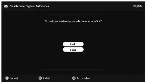 SONY KDL-32BX300 - 7: Preselezione automatica del teilevisore - 1