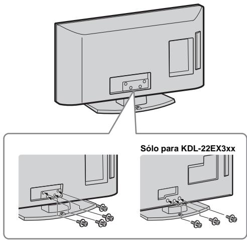 SONY KDL-32BX300 - 2: Instalación del pedestal - 2