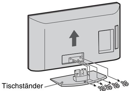 SONY KDL-37BX401 - Abnehmen des Tischständers vom Fernsehgerät - 2