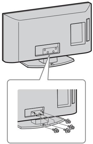SONY KDL-37BX401 - 2: Fixar a base - 2