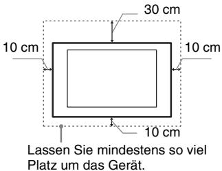 SONY KDL-37BX401 - Luftzirkulation - 1