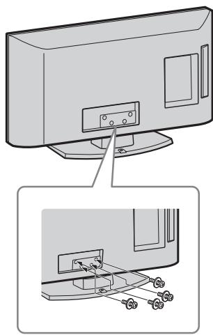 SONY KDL-37BX401 - 2: Anbringen des Ständers - 2