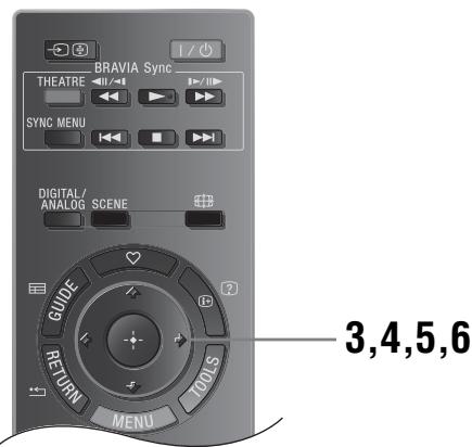 SONY KDL-37BX401 - 5: de taal, het land/de regio en de locatie selectoren - 2