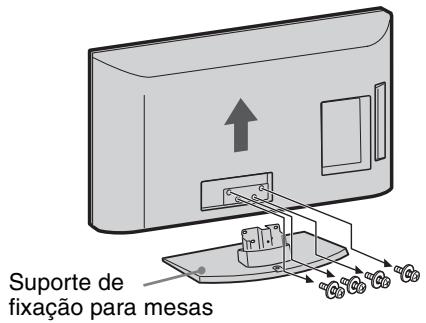 SONY KDL-37BX401 - Separação do Suporte de fixação para mesas do televisor - 2