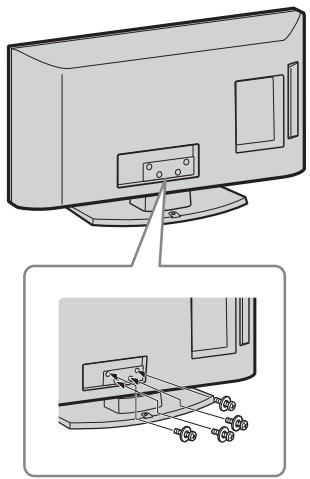 SONY KDL-37BX401 - : Fixation du support - 2