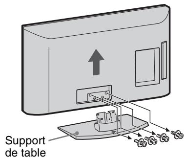 SONY KDL-37BX401 - Démontage du support de table du téléviseur - 2