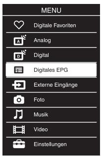 SONY KDL-37BX401 - Drücken Sie MENU. - 1