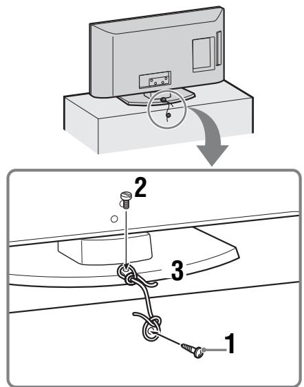 SONY KDL-37BX401 - 4: Protection du téléviseur contre les chutes - 1
