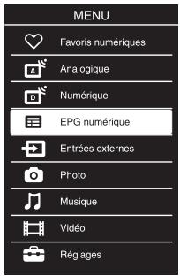 SONY KDL-37BX401 - Appuyez sur MENU. - 1
