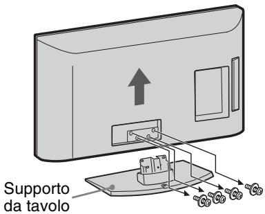 SONY KDL-37BX401 - Rimozione del Supporto da ravolo dal teilevisore - 2