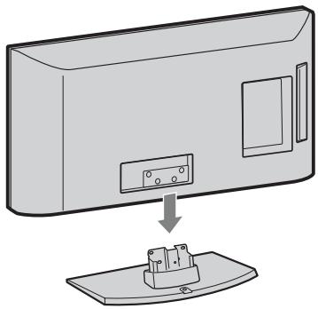 SONY KDL-37BX401 - 2: Anbringen des Ständers - 1