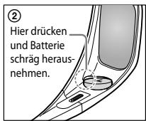SONY TDG-BR100 - Austauschen der Batterie - 2