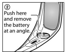 SONY TDG-BR100 - Replacing the battery - 2