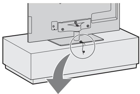 SONY BRAVIA KDL-55HX920 - 5: Cómo evitar la caída del televisor - 1