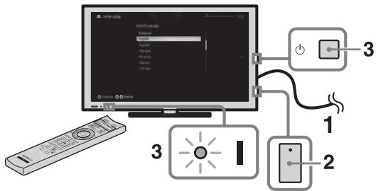 SONY BRAVIA KDL-55HX920 - 7: Durchführen der anfänglichen Grundeinstellungen - 1