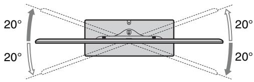 SONY BRAVIA KDL-55HX920 - Réglage de l'angle (Pivotement) (sauf KDL-60NX72x) - 2