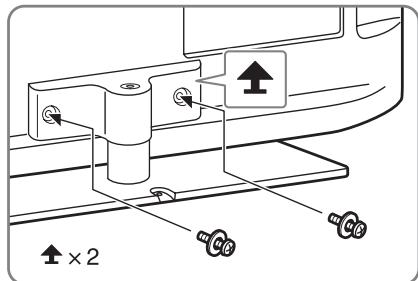 SONY KDL-40EX720 - 1: Colocar o suporte de fixação para mesas - 5