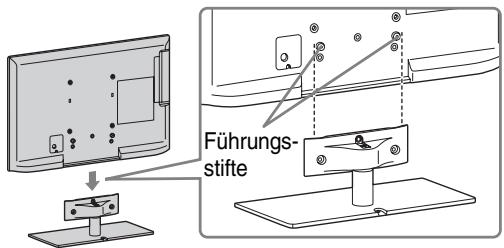SONY KDL-40EX720 - 1: Befestigen des Tischständers - 1