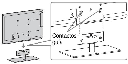 SONY KDL-40EX720 - 1: Instalación del soporte de sobremesa - 1