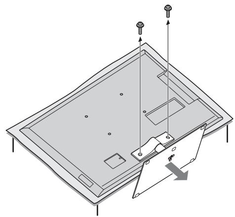 SONY KDL-40EX720 - Separar o suporte de fixação para mesas do televisor - 3