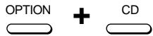 SONY RM-AV2000 - Example: To assign a CD player (CD) to the OPTION button - 3