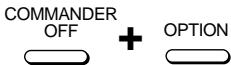 SONY RM-AV2000 - Example: To assign a CD player (CD) to the OPTION button - 1