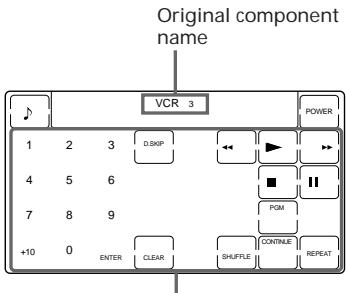 SONY RM-AV2000 - To use the Commander after assigning other components - 1