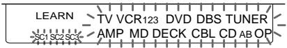 SONY RM-AV2000 - Example : To program the input select signal of your amplifier to the CD button - 3