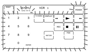 SONY RM-AV2000 - Example: To assign a CD player to the VCR3 button - 2