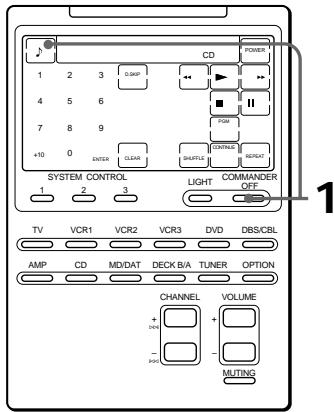 SONY RM-AV2000 - — Hold Function - 1