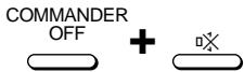 COMMANDER OFF + ×