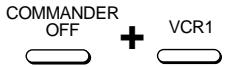 COMMANDER OFF + VCR1