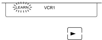 SONY RM-AV2000T - Note on the flashing display - 2